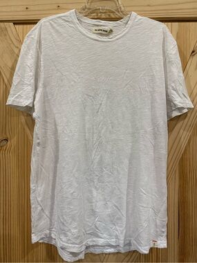 The Normal Brand Men's White Crew Neck T-Shirt